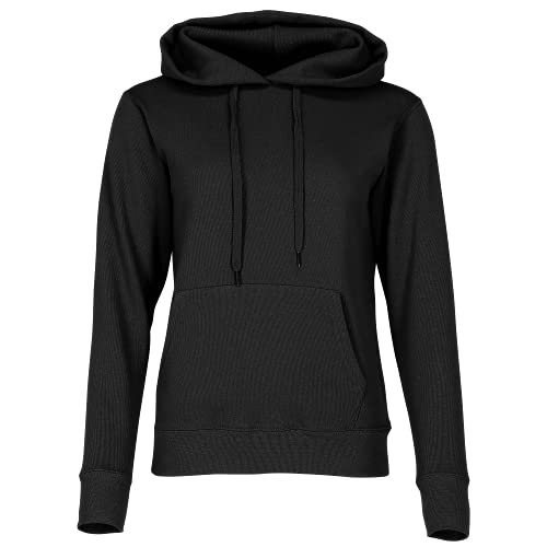 Fruit of the Loom Damen Kapuzenpullover Classic, Schwarz (Schwarz 36) , L