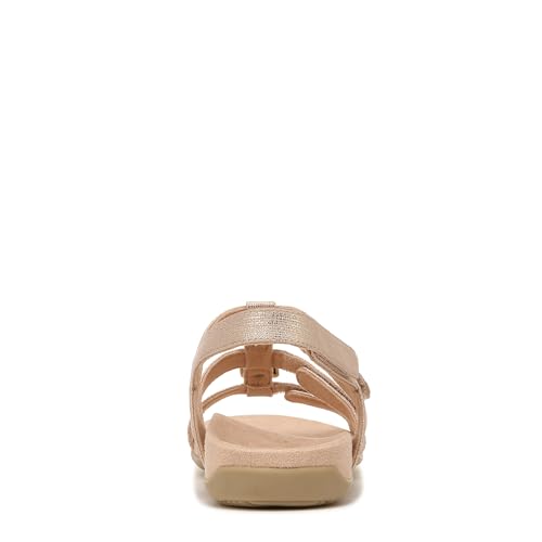 Image of Vionic Rest Amber Backstrap Sand Women Man Made Or Natural Cork Black Sandal (279-171440)