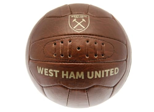 West Ham United FC Heritage Football (5) (Brown/Gold)
