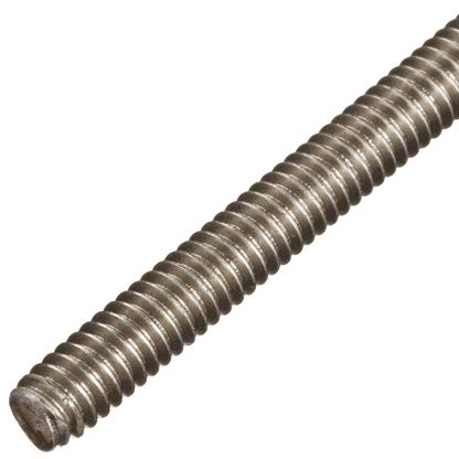 RS PRO M12 Gewindestange Edelstahl 1m Finish Glatt A4 316, Packung a 5 Stück