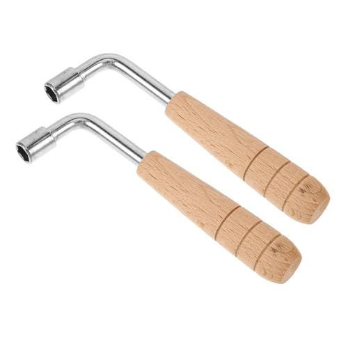 ibasenice 2pcs Harp Tuning Wing Nut Tool Truss Rod Repair for Piano Strings Ratchet Tuning Wrench for Orchestral Instruments