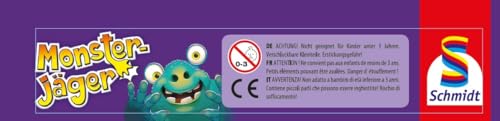 Schmidt Spiele 51443 Monsterjäger, Reisespiel, Bring mich mit Spiel in der Metalldose