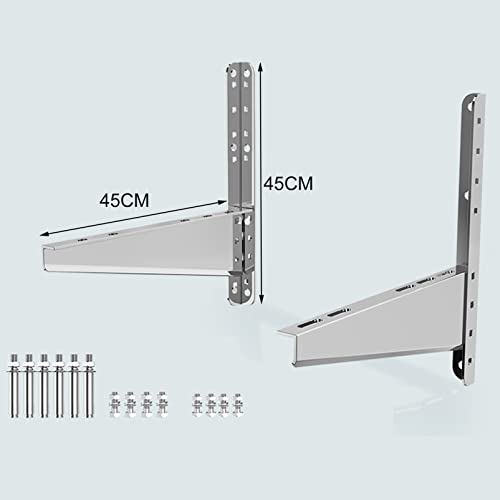 Support mini-split en acier inoxydable de qualité supérieure pour climatiseur extérieur robuste - 3