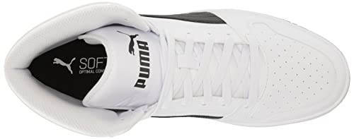 Image of PUMA Men's REBOUND LAYUP Sneaker, White- Black-Gum, 8