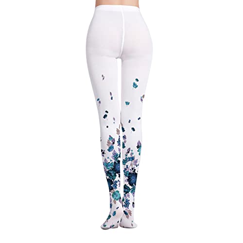 Image of Sahabowi Women Tights, Opaque High Waist Pantyhose, Vintage Control Top Stockings