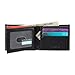 Levi's Men's Extra Capacity Slimfold Wallet, Charcoal Black, One Size