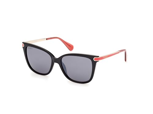 MAX&Co. Mo0100 Gafas de Sol, Shiny Black, Talla única Donna
