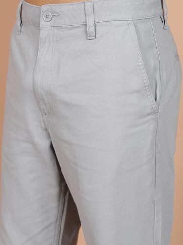 Image of Highlander Men's Ankle-Length Straight Fit Trousers | Modern Style & Comfort | Perfect for Casual & Formal Wear | Trouser for Men | Men Trousers | Trousers for Man | Pants for Man