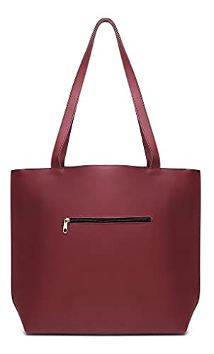 Bolsa Feminina Tipo Sacola Média Resistente Super Barata - SHOPTOP Cor:Roxo