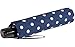 Produktbild Knirps Taschenschirm Slim Duomatic Polka Dots - Navy-White