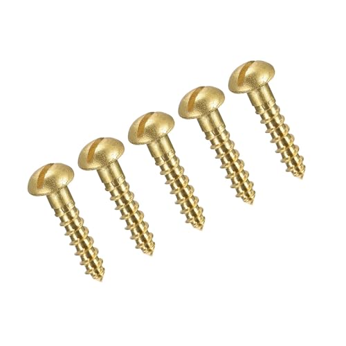 Vis bois laiton M2 x 10 mm MACHSWON pour la restauration de meubles de prestige