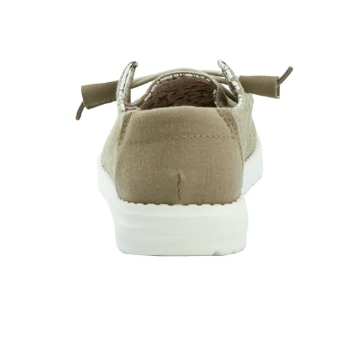Image of HEYDUDE Women's Wendy Chambray | Women's Shoes | Women's Lace Up Loafers | Comfortable & Light-Weight