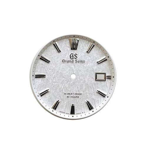 Cadran 33.5mm texture écorce NH35 style Grand Seiko pour modding de luxe