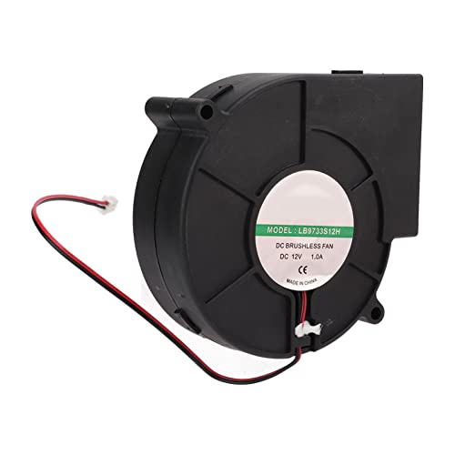 Ventilador de escape de garaje tipo centrífugo CC 12V silencioso para refrigeración electrónica 6