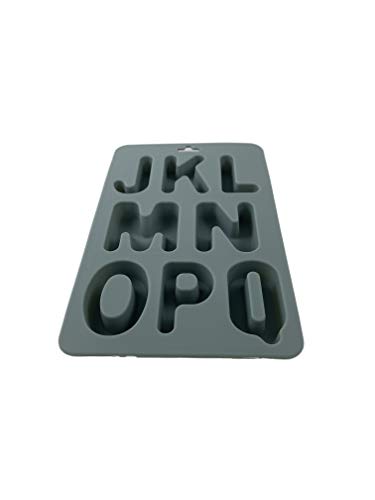 Moldes de hielo de silicona con abecedario miniatura 6