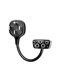 LENZ NEMA 14-50 Adapter: Compatible ONLY with Tesla Mobile Charger Gen 2 & 3, This Adapter Plugs into Your 240 V 14-50 Outlet at 32 Amps (Verify Before Purchase), 10-Inch Length