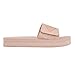 Guess Women's Parties Flat Sandal, Light Pink/White Logo 680, 7