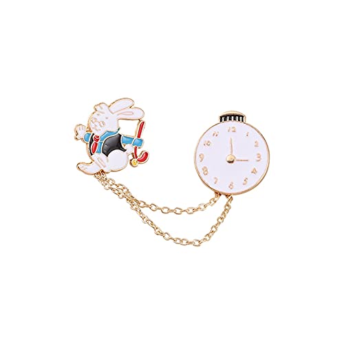 Broche lapins parc émail comme cadeau idéal pour un ami fan de dessins animés