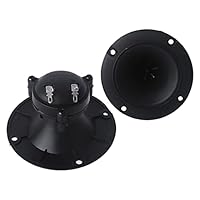 Fazvncv 1 Paar 96 mm Lautsprecher Hochtöner Piezo Höhen Piezoelektrisch tragbar 7,6 cm Durchmesser 9 mm Horn