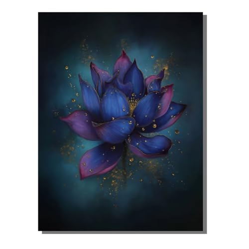 5D Diamond Painting, Planta Flor Pintura de Diamante, Cuadrado Taladro Completo DIY Diamante Painting, Gemas Artesanía kit de Arte de Mosaico, Ideal para Principiantes Niños, Regalos 30x40 cm SYLF549