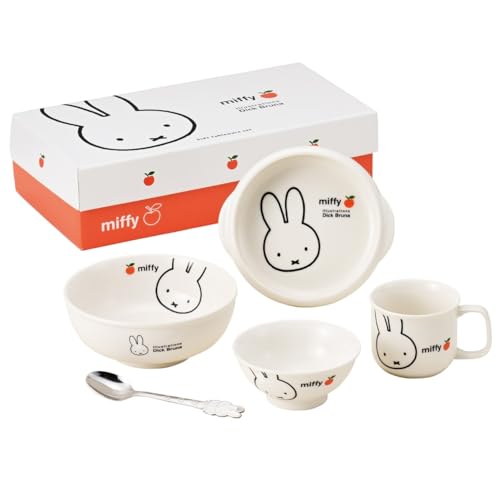 日本陶彩 ミッフィー(アップル) 食器ギフトセット