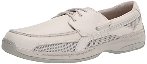 Image of Dunham Men's Boat Shoes, Birch, 8 X-Wide