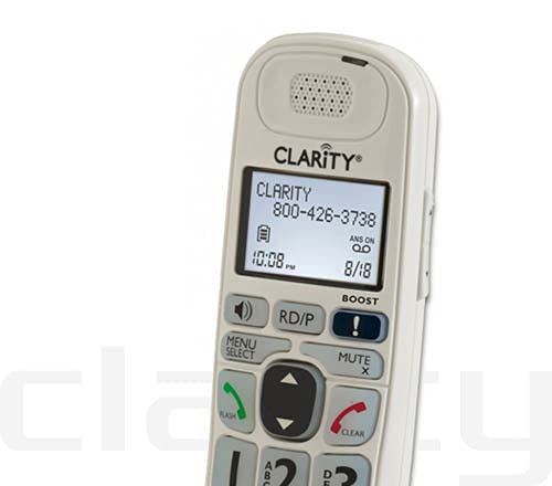 Clarity D704 DECT 6.0 Teléfono inalámbrico amplificado miniatura 4