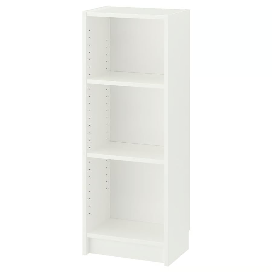stoRk Billy Bookcase, White, 40x28x106 cm, Particleboard, Adjustable Shelves, Snap-Fit Back Panel-image-47