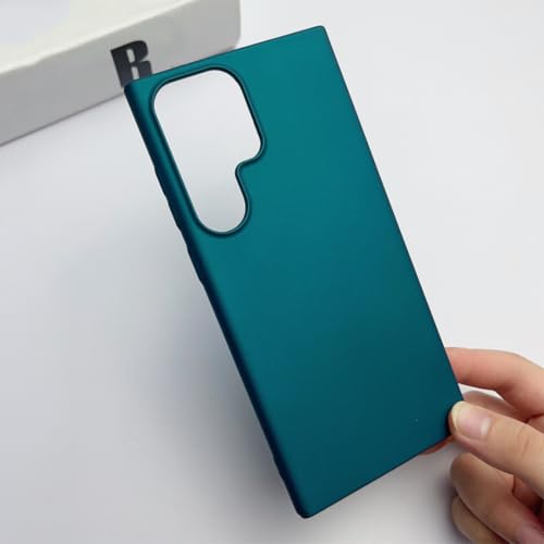 Coque Samsung S24 FE rigide vert fini mat pour éviter traces et chutes