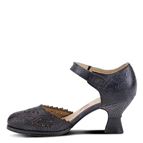 Spring Step L'Artiste Visionary Pump Shoes for Women | French Inspired Hand Painted Leather D'Orsay High Heels for Women with Ankle Strap2