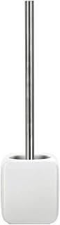 Kleine Wolke 5066100856 - Escobilla de Inodoro con Soporte, diseño de Cubo, Color Blanco