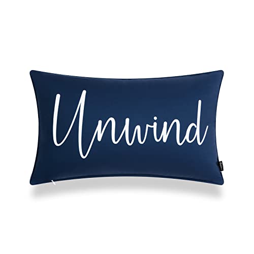Hofdeco Porch Patio Indoor Outdoor Lumbar Pillow Cover ONLY for