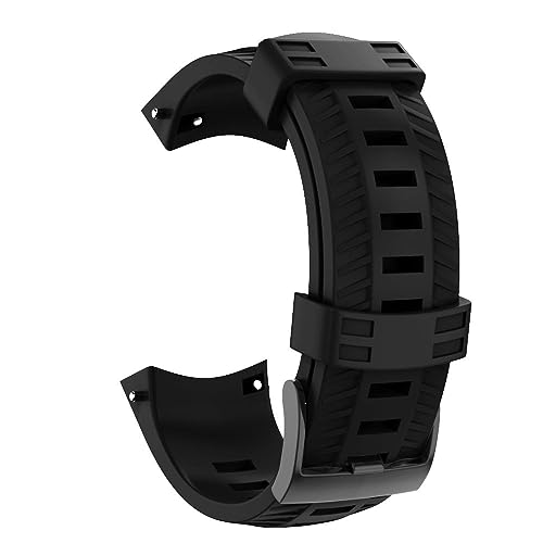 Cinturino di ricambio sportivo: il cinturino ha una larghezza di 24 mm e si adatta a molti modelli Suunto; Suunto Spartan Sport Wrist HR / Suunto 9 Baro / Suunto 9 / Suunto D5 / Suunto 7.
