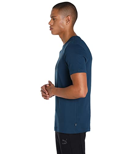 Image of Puma Men Cotton Solid Regular Fit Tees