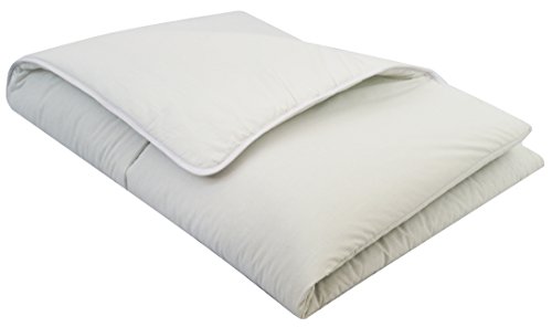 Relleno de funda nórdica para MAXICUNA 70x140 cm color blanco. Exterior 100% alogodón hipoalergénico. Fabricado en España