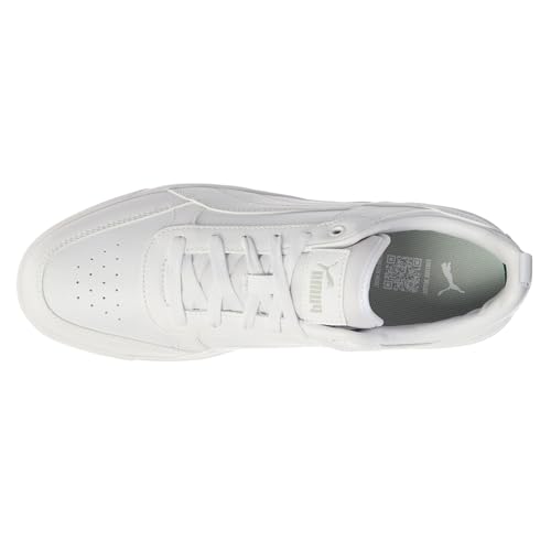 PUMA Mens Dribble Lace Up Sneakers Shoes Casual - White4