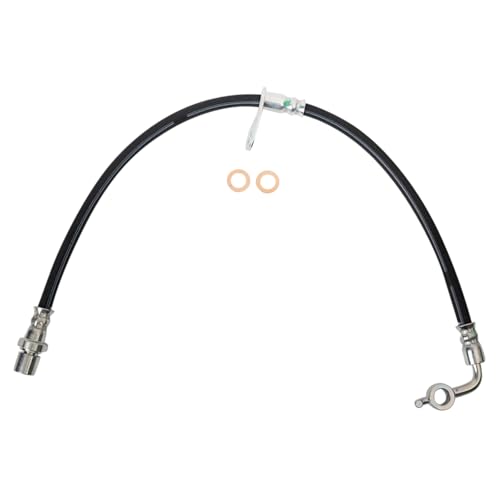 TRQ Rear Left Brake Hose Driver Side Compatible with 2010-2014