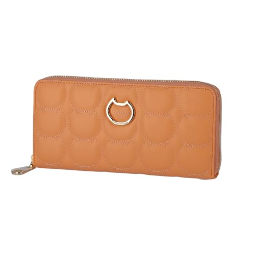 [ツモリチサト] ラインネコ ラウンドファスナー長財布 オレンジ ロングウォレットのサムネイル