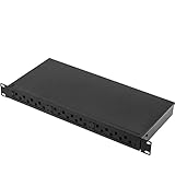 Tamaño de la carcasa sin contar los brackets rack19: (430 x 254 x 43 mm). En un armario rack 19
