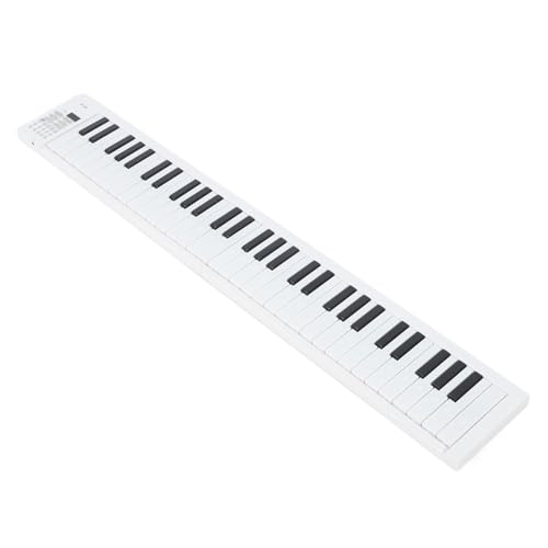 Tragbares faltbares 61 Tasten Keyboard für Anfänger zum Lernen Üben Leichtgewicht Praktisch Home Studio Musikproduktion
