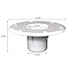 ITC Boat Table Pedestal Base | 6 3/8 Inch Aluminum