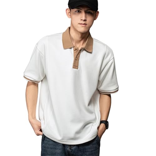 Polo homme été anti-transpiration manches courtes col revers