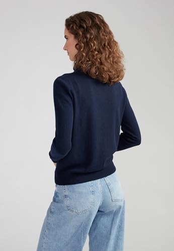 Image of Style & Republic Women's 100% Cashmere Slim Turtleneck Pullover Sweater | Classic Fit, Premium Knit Jumper, Ultra Soft Feel, Lightweight Warmth, Naturally Breathe, Easy Layering, Autumn Winter Spring