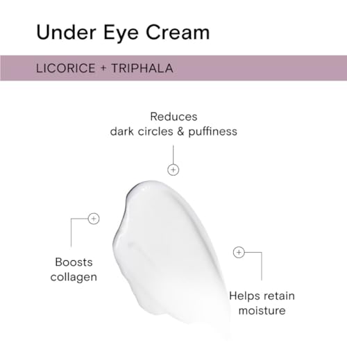 Image of Truth Be Told TBT Under Eye Cream with Licorice & Triphala(15ml), Dark Circle Removal, Puffiness Reduction & Wrinkle Smoothing, Free from parabens, silicones, mineral oils