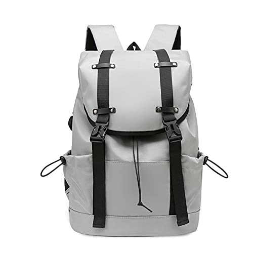 BESIDE STAR Rucksack Damen Herren Schön und Praktisch Daypack mit Laptopfach für 15.6" Notebook für Ausflüge, Uni, Schule, 17L, Grau Cover