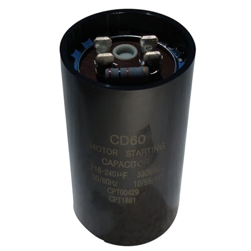 Upgrade CPT00429 216-240 MFD 330 Volt Start Capacitor Replacement for Trane CPT1881 CPT00429, fit for American Standard Units,Heat Pump,Air Conditioning,AC Motors