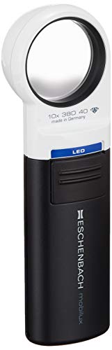 エッシェンバッハ mobiluxLED+mobase LEDワイドライトルーペ&専用スタンド 35mmΦ(10倍) 1511-10M