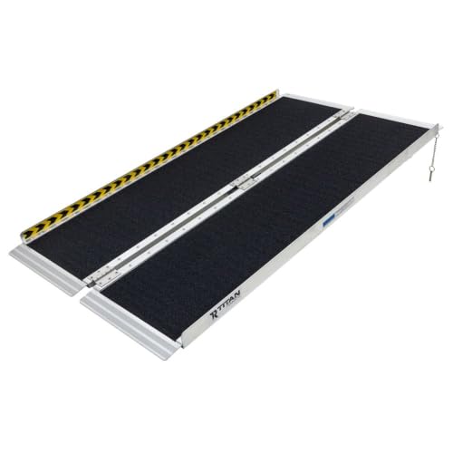 Titan Ramps 4' Single-Fold Wheelchair Ramp - 500 lb. Capacity