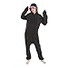 LeaveLive Adult Unicorn Onesie Kigurumi Animal Costume (XL(177-185CM), Black Unicorn)