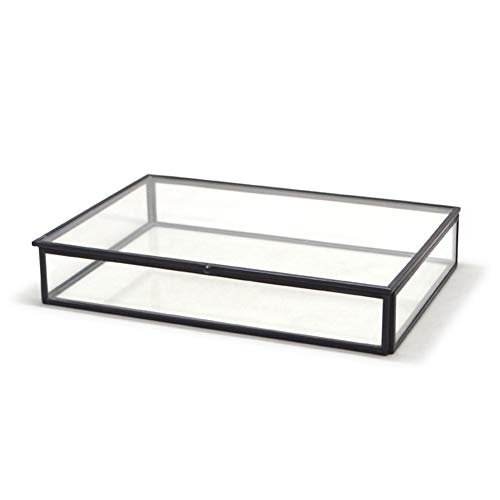 Boîte à bijoux en verre transparent pour sublimer votre coiffeuse